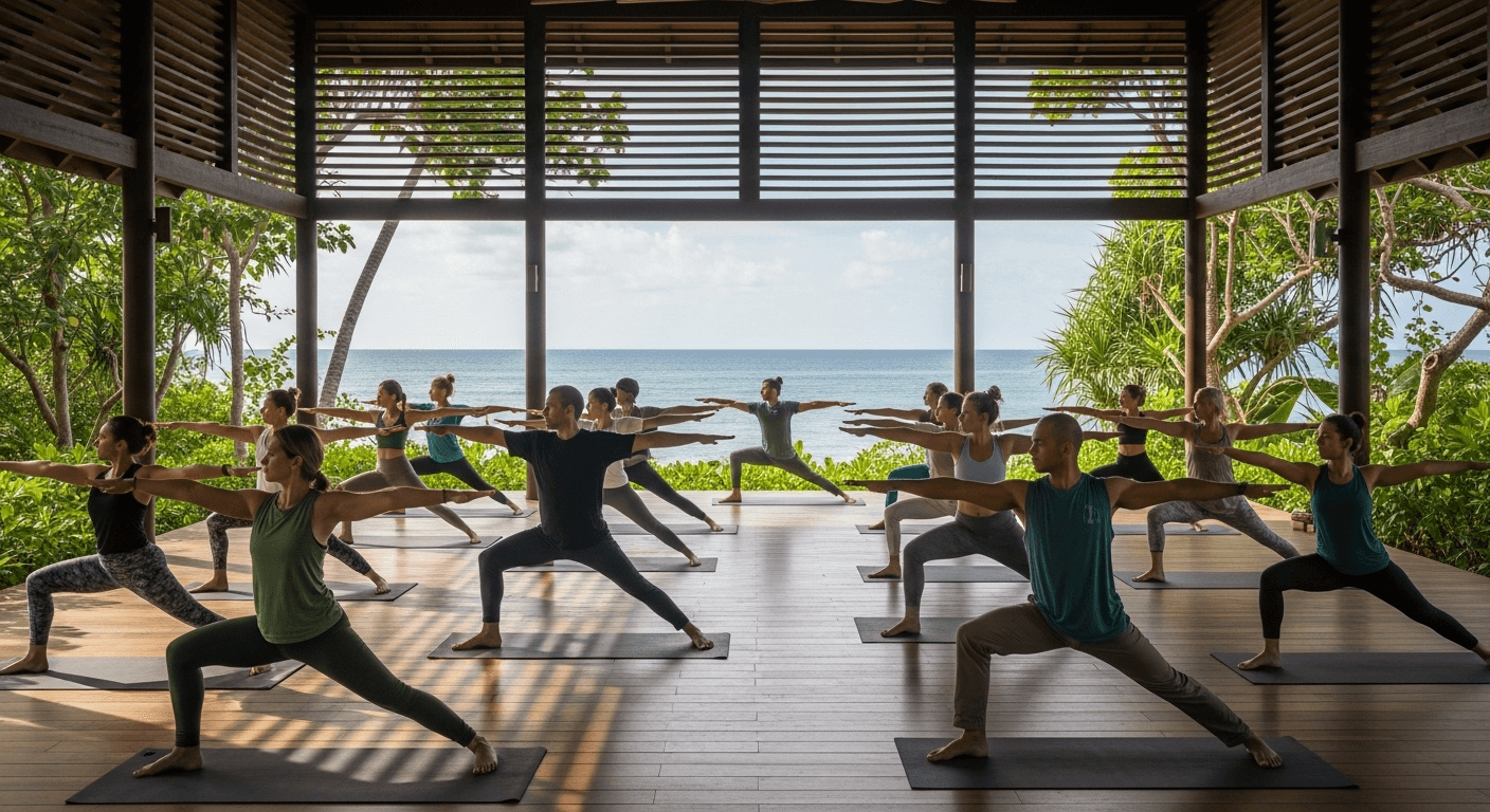Yoga retreat in India